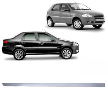 Imagem de FRISO CROMADO PORTA TRASEIRA LADO DIREITO PALIO SIENA 2008 2009 2010 2011 2012 2013 2014 2015 2016 2017-100176615