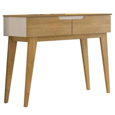 Imagem de Aparador Belissima Pés Palito 2 Portas Valdemóveis Cor Cinamomo Off Wh