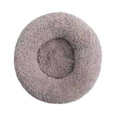 Imagem de Cama Para Gato Lavável Em Plush, Super Macia, Formato De Donut, Colchã