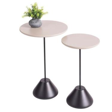 Imagem de Mesa Lateral Fit - Adorno Peao Preto - Portal Acessórios