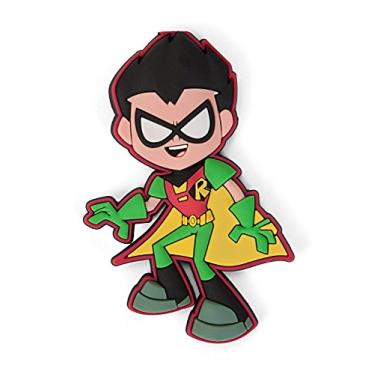 Imagem de Disney Ímã de PVC de toque macio Teen Titans Go Robin, 7,6 cm, multicolorido