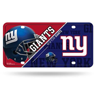 Imagem de Rico Industries Placa de licença NFL New York Giants unissex New York Giants Metalnew York Giants placa de metal, cor do time, tamanho único (6734548498)