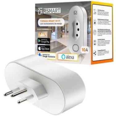 Imagem de Tomada Inteligente Smart Plug Wi-Fi RSmart 10A Ligue ou Desligue seus Eletrodomésticos Através do Celular Compatível com Alexa