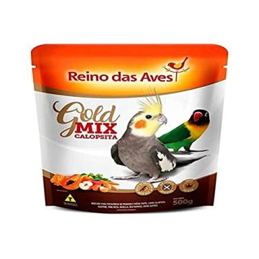 Imagem de Reino das Aves Ração Para Aves Gold Mix Calopsita 500G Reino Das Aves