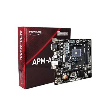 Imagem de Placa Mãe PcWare APM-A520G BOX (AM4/DDR4/DVI-D/HDMI/VGA/M.2/USB 3.2)