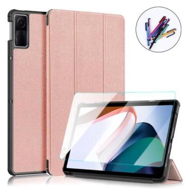 Imagem de Kit Capa Magnética + Caneta Xiaomi Redmi Pad - Rose Gold - Star Capas 