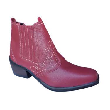 Imagem de Bota Country Masculina Feminina Unisex Botina Cowboy Vaquejada Vaqueir