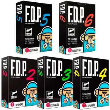 Imagem de Kit Fdp Expansão 2 3 4 5 6 Foi De Propósito Buró Jogo Cartas