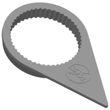 Imagem de Verificador Porca Roda Chave 33 Cinza ZM 3303350