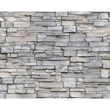 Imagem de Papel De Parede Adesivo Pedras Finas Canjiquinha Sala Quarto   12m - S