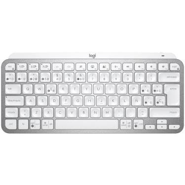 Imagem de Teclado Logitech MX Keys Mini 920-010476 Wireless (Espanhol), branco