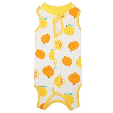 Imagem de Traje de recuperação de gato QANYEGN após cirurgia, traje de recuperação cirúrgica de gato, respirável para evitar lamber roupas de cirurgia de gato de algodão para cirurgia de (eu)