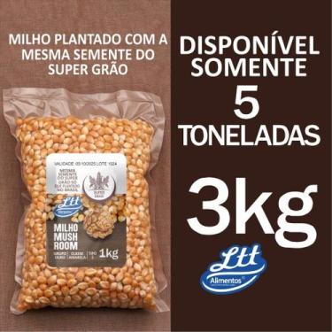 Imagem de MILHO PARA PIPOCA DOCE MUSHROOM 3kg - NoBrand
