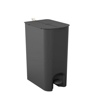 Imagem de Lixeira Borboleta com Pedal Coza 20L Preto