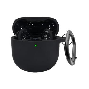 Imagem de AGAOSH Capa ultrafina para Bose QuietComfort Earbuds II (2022) com chaveiro, capa protetora completa de silicone macio para Bose QC ii 2 fones de ouvido capa de carregamento para mulheres e homens