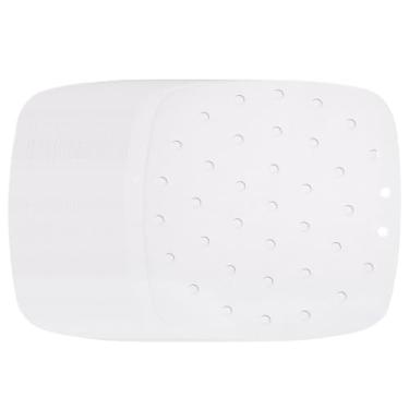 Imagem de HARFINGTON 400 peças de forros de fritadeira a ar, forros quadrados de bambu com furos, folhas de papel pergaminho perfurado antiaderente, papel vaporizador descartável para fritadeiras a ar, cesta a