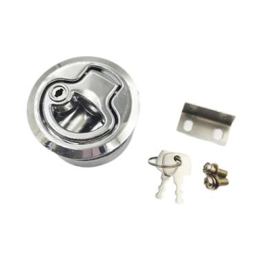 Imagem de Bothyi Trava de câmera de barco Slam redonda multifuncional, puxador embutido, ferragens para, armário de, porta, camping, marinho