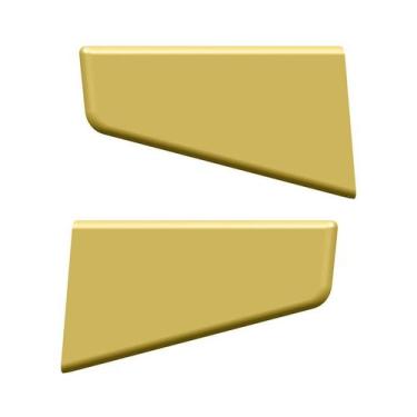 Imagem de Aplique Tela Grade Inferior Para Scania S5 Dourado Par - Venka