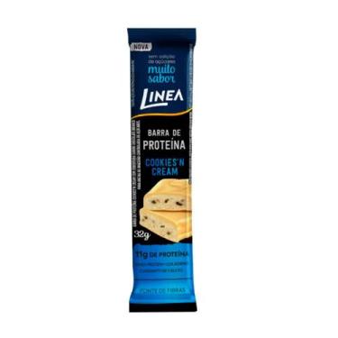 Imagem de Barra Proteica Cookiesn Cream Linea  35g