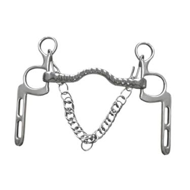 Imagem de oshhni Freio de freio para cavalo, acessório de conexão equestre, de bochecha para arreios de alta resistência, de treinamento para áreas externas