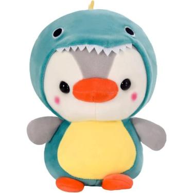 Imagem de Brinquedos animais recheados de dinossauro-pinguim, roupas de pinguim 
