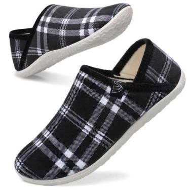 Imagem de Chinelos domésticos Spesoul Fuzzy para mulheres/homens com forro de pe