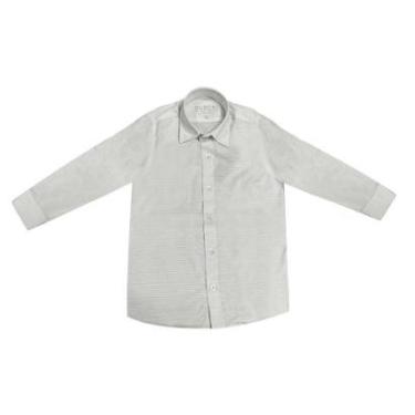 Imagem de Camisa Infantil Ogochi Casual Slim Branca 2/8-Masculino