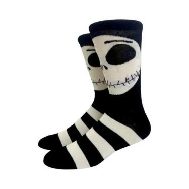 Imagem de Meias Longas Masculinas Com Personagens De Desenho Animado Confortávei