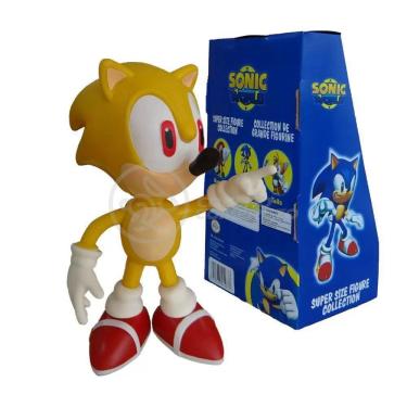 Imagem de Boneco Action Figure Super Sonic 23cm Sonic