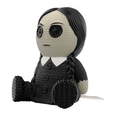 Imagem de Boneca Wandinha Wednesday Família Addams de Vinil Feita a Mão, HANDMADE BY ROBOTS, Preto