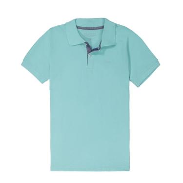 Imagem de Camisa Polo Infantil Piquet Azul Essencial Ogochi-Masculino