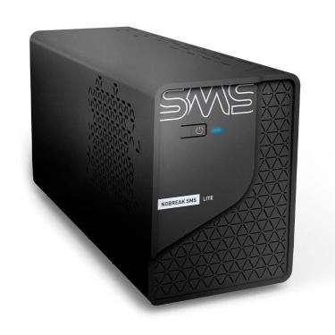 Imagem de Nobreak SMS Lite 1200S, 1200VA, 220V, Autonomia de 55Min, Preto - 0029204-Unissex