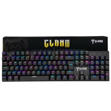 Imagem de Teclado Mecânico Gamer Clanm King 100% Para Jogar Fps Switch Red  Oute