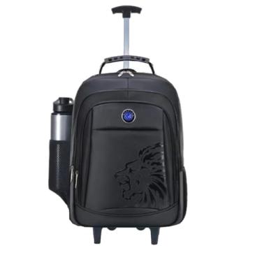 Imagem de Mochila de Rodinhas Masculina Feminina Escolar Trabalho Viagens Passeio Faculdade