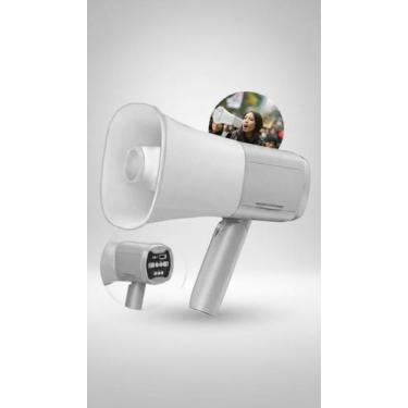 Imagem de Megafone Profissional Gravador 20W USB TF - Congratulations Store