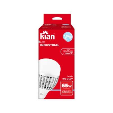 Imagem de Lâmpada Led Kian Ind Bulbo T 65W E27 6500K
