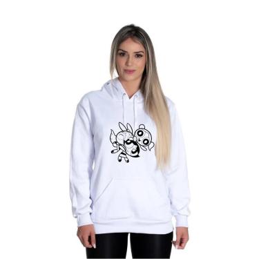 Imagem de Blusa Moletom Feminino Desenho Meninas em Algodão-Feminino