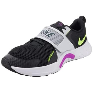 Imagem de Nike Tênis de treino masculino Renew Retaliation 4, Preto/Volt-platina pura, 9.5