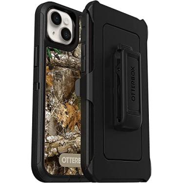 Imagem de OtterBox Capa Defender Screenless Series e coldre com clipe de cinto para iPhone 14 Plus (apenas) embalagem não varejista - (Realtree Edge (preto/imagem Realtree Edge))