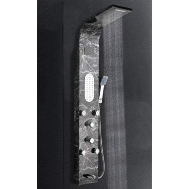 Imagem de ClerkzDecor Coluna de Banho Black com Efeito Marmorizado