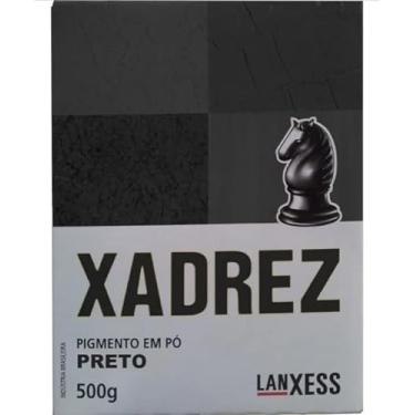 Imagem de Pigmento Em Pó Xadrez Preto 500g Tinta P/Cimento Queimado