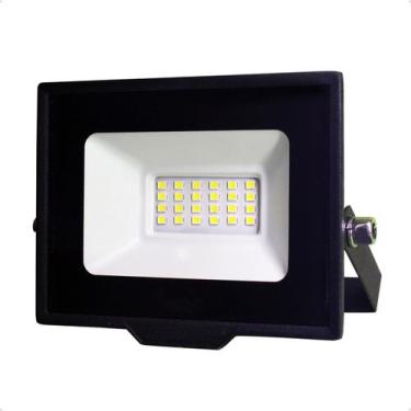 Imagem de Refletor Led 30W 6500K Branco Frio Holofote Bivolt Resistente D'água -