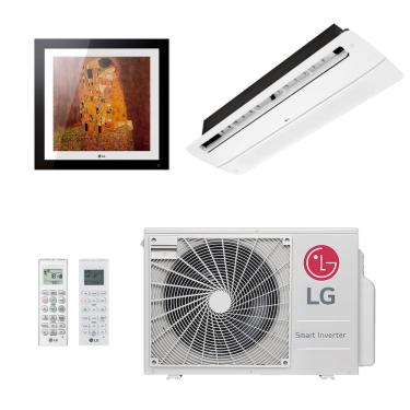 Imagem de Ar-Condicionado Multi Split Inverter LG 18.000 (1x Evaporadora Artcool Gallery 9.000 + 1x Evap Cassete 1 Via 9.000) Quente/Frio 220V