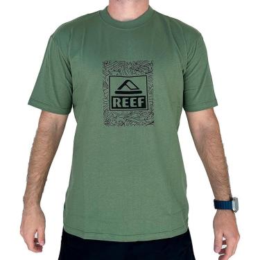 Imagem de Camiseta Reef Básica Estampada 04 SM24 Masculina Verde