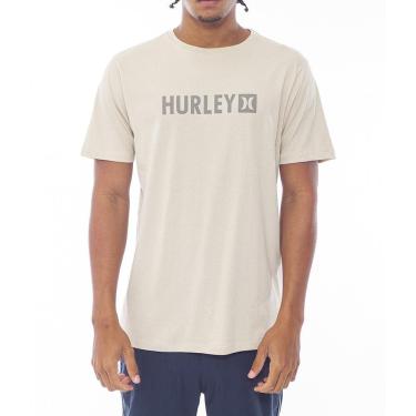 Imagem de Camiseta Hurley Square WT24 Masculina Areia