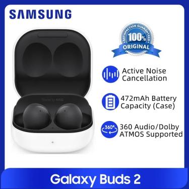 Imagem de Samsung-Galaxy Buds 2 Wireless Earphone  TWS Earphone  Bluetooth  Cancelamento de Ruído Ativo
