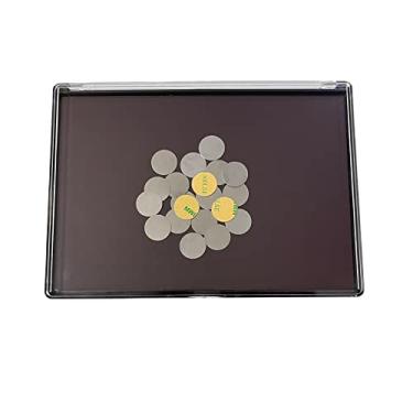 Imagem de XL Large Empty Magnetic Makeup Eyeshadow Palette with Clear Cover and 20pcs Adhesive Stickers for DIY Your Own Eyeshadow, Blush Palette 9.25'' x6.57''