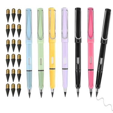 Imagem de Lopenle Lápis Eternal Infinity Forever com tecnologia de lápis sem tinta, com 30 pontas para uso na escola, escritório, 18 peças