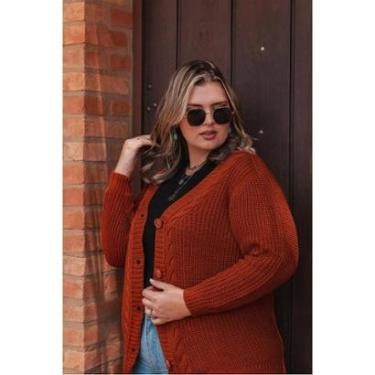 Imagem de Blusa De Frio Feminina Tricot Premium Quentinha Grossa Lã-Feminino