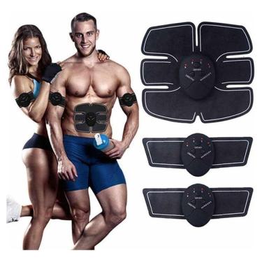 Imagem de Ems Cinto Tonificador Abdominal Estimulação Elétrica Musculação 3 Em 1